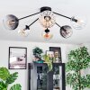 Koyoto lampa sufitowa, kula świetlna 77.5 cm bursztynowy, przezroczysty, przydymiony, 6-punktowe