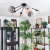 Koyoto lampa sufitowa, kula świetlna 77.5 cm bursztynowy, przezroczysty, przydymiony, 6-punktowe