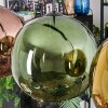 Koyoto lampa wisząca, kula świetlna, lampa wisząca niebeieski, złoty, zielony, miedziany, 4-punktowe