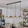 Mertola lampa wisząca, lampa wisząca bursztynowy, przezroczysty, przydymiony, 4-punktowe