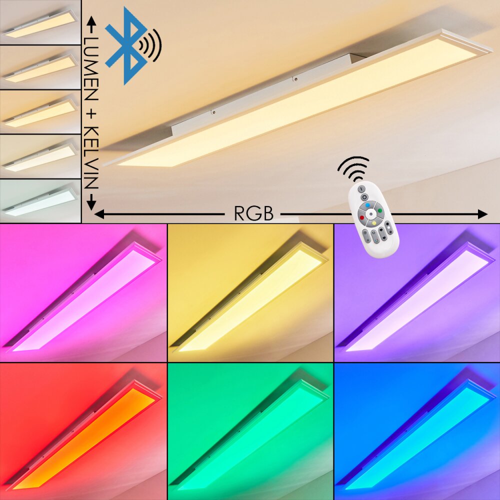Voisines Lampa Sufitowa LED Biały, 1-punktowy, Zdalne sterowanie, Zmieniacz kolorów main product photo