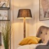 Bassagoda lampa stojąca kolory naturalne, czarny, 1-punktowy