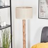 Bassagoda lampa stojąca kolory naturalne, czarny, 1-punktowy