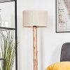 Bassagoda lampa stojąca kolory naturalne, czarny, 1-punktowy