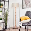 Bassagoda lampa stojąca kolory naturalne, czarny, 1-punktowy