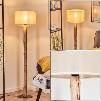 Bassagoda Lampa stojąca Ecru, Czarny, 1-punktowy