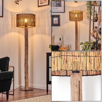 Cando Lampa stojąca Ecru, Czarny, 1-punktowy