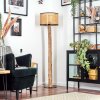 Ramila lampa stojąca kolory naturalne, czarny, 1-punktowy