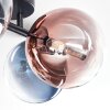 Chehalis Lampa sufitowa, Kula świetlna Niebeieski, Zielony, Przezroczysty, W kolorze miedzi, 4-punktowe