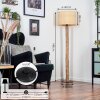 Cavaca lampa stojąca kolory naturalne, czarny, 1-punktowy