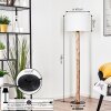 Bassagoda lampa stojąca kolory naturalne, czarny, 1-punktowy