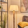 Bassagoda lampa stojąca kolory naturalne, czarny, 1-punktowy