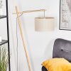 Bassagoda lampa stojąca kolory naturalne, biały, 1-punktowy