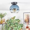 Koyoto lampa sufitowa, kula świetlna 20 cm niebeieski, przezroczysty, 1-punktowy