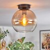 Koyoto lampa sufitowa, kula świetlna bursztynowy, przezroczysty, 1-punktowy