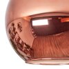 Koyoto lampa sufitowa, kula świetlna miedziany, 1-punktowy