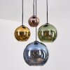 Koyoto lampa wisząca, kula świetlna, lampa wisząca 35 cm niebeieski, złoty, zielony, miedziany, 4-punktowe