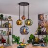 Koyoto lampa wisząca, kula świetlna, lampa wisząca 35 cm niebeieski, złoty, zielony, miedziany, 4-punktowe