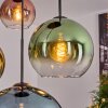 Koyoto lampa wisząca, kula świetlna, lampa wisząca niebeieski, złoty, zielony, przezroczysty, miedziany, 4-punktowe