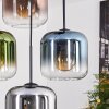 Lauden lampa wisząca, kula świetlna, lampa wisząca niebeieski, zielony, przezroczysty, miedziany, przydymiony, 4-punktowe