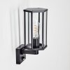 Monfanim zewnętrzny kinkiet, kinkiet czarny, 1-punktowy, Czujnik ruchu