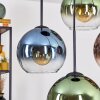 Koyoto lampa wisząca, kula świetlna, lampa wisząca niebeieski, zielony, przezroczysty, miedziany, 4-punktowe