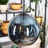 Koyoto lampa wisząca, kula świetlna, lampa wisząca niebeieski, 1-punktowy