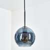 Koyoto lampa wisząca, kula świetlna, lampa wisząca niebeieski, 1-punktowy