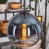 Koyoto lampa wisząca, kula świetlna, lampa wisząca niebeieski, przezroczysty, 1-punktowy