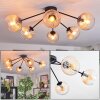 Koyoto Lampa sufitowa, Kula świetlna 77.5 cm W kolorze bursztynu, Przezroczysty, 6-punktowe