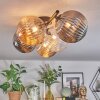Chehalis lampa sufitowa, kula świetlna bursztynowy, przezroczysty, przydymiony, 5-punktowe