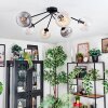 Koyoto lampa sufitowa, kula świetlna 77.5 cm bursztynowy, przezroczysty, przydymiony, 6-punktowe