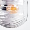 Koyoto lampa sufitowa, kula świetlna 77.5 cm bursztynowy, przezroczysty, przydymiony, 6-punktowe