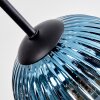 Koyoto lampa sufitowa, kula świetlna 77.5 cm niebeieski, złoty, zielony, 6-punktowe