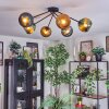 Koyoto lampa sufitowa, kula świetlna 77.5 cm niebeieski, złoty, zielony, 6-punktowe