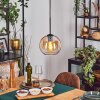 Koyoto lampa wisząca, kula świetlna, lampa wisząca bursztynowy, przezroczysty, 1-punktowy