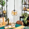 Koyoto lampa wisząca, kula świetlna, lampa wisząca bursztynowy, przezroczysty, 1-punktowy