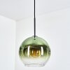 Koyoto lampa wisząca, kula świetlna, lampa wisząca 25 cm zielony, przezroczysty, 1-punktowy
