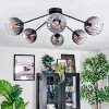 Koyoto lampa sufitowa, kula świetlna 77.5 cm przezroczysty, przydymiony, 6-punktowe