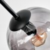 Koyoto lampa sufitowa, kula świetlna 77.5 cm przydymiony, 6-punktowe