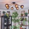 Koyoto lampa sufitowa, kula świetlna 77.5 cm przydymiony, 6-punktowe