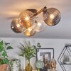 Chehalis lampa sufitowa, kula świetlna bursztynowy, przezroczysty, przydymiony, 5-punktowe