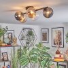 Chehalis lampa sufitowa, kula świetlna bursztynowy, przezroczysty, przydymiony, 5-punktowe