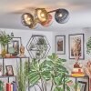 Chehalis lampa sufitowa, kula świetlna niebeieski, zielony, przezroczysty, miedziany, 5-punktowe