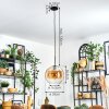 Koyoto lampa wisząca, kula świetlna, lampa wisząca 30 cm bursztynowy, przezroczysty, 1-punktowy