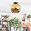 Koyoto lampa sufitowa, kula świetlna złoty, 1-punktowy