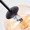 Koyoto lampa sufitowa, kula świetlna 77.5 cm bursztynowy, 6-punktowe