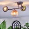 Chehalis lampa sufitowa, kula świetlna niebeieski, zielony, przezroczysty, miedziany, 3-punktowe