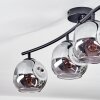 Ripoll lampa sufitowa, kula świetlna przydymiony, 4-punktowe