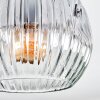 Ripoll lampa sufitowa, kula świetlna przezroczysty, przydymiony, 4-punktowe